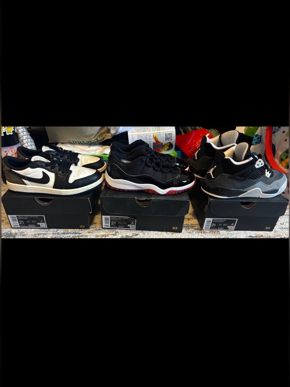 Jordan retro 11 and 4 bundle